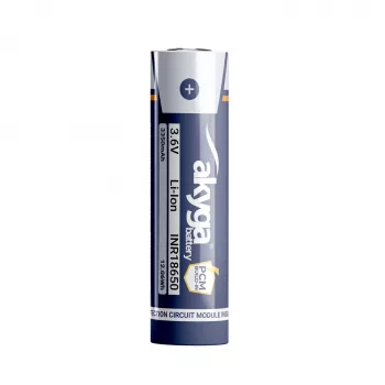 Akyga AKY2462 INR18650-33.5M-PCM Μπαταρία Li-Ion 18650 3,6 V 3350 mAh με προστασία PCM