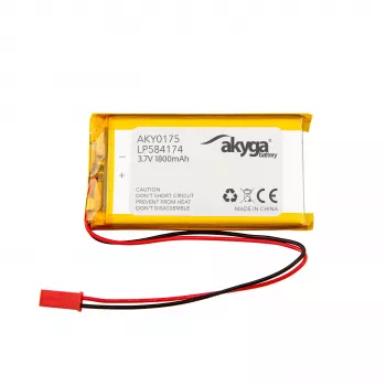 Akyga AKY0157 LP584174 Μπαταρία Li-Po 3,7 V 1800 mAh, PCM, JST 2,54 2-πολικό, 150 mm