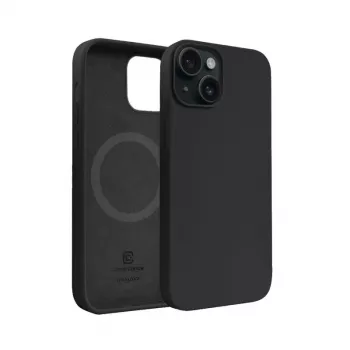 Crong Color Cover Magnetic Case για Apple iPhone 15 Plus με MagSafe (Μαύρο)