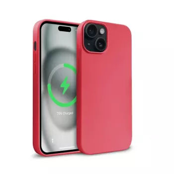 Crong Color Cover Magnetic Case για iPhone 15 Plus MagSafe (Ροζ)