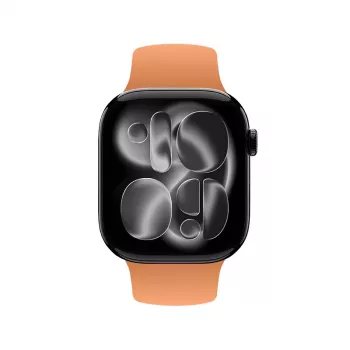 Crong Liquid Strap για Apple Watch 38/40/41/42 mm (Πορτοκαλί)