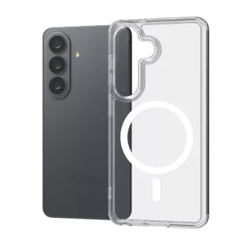 Crong Hybrid Clear Magnetic Θήκη με MagSafe για Samsung Galaxy S26+ (Διάφανη)