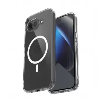 Crong Hybrid Clear Magnetic MagSafe Θήκη για Google Pixel 10a (Διάφανη)