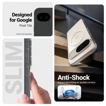 Crong Hybrid Clear Magnetic MagSafe Θήκη για Google Pixel 10a (Διάφανη)