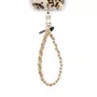 Crong Phone Charm - Μπεζ Στριφτό Πλεκτό Λουράκι Nylon