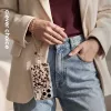 Crong Phone Charm - Μπεζ Στριφτό Πλεκτό Λουράκι Nylon