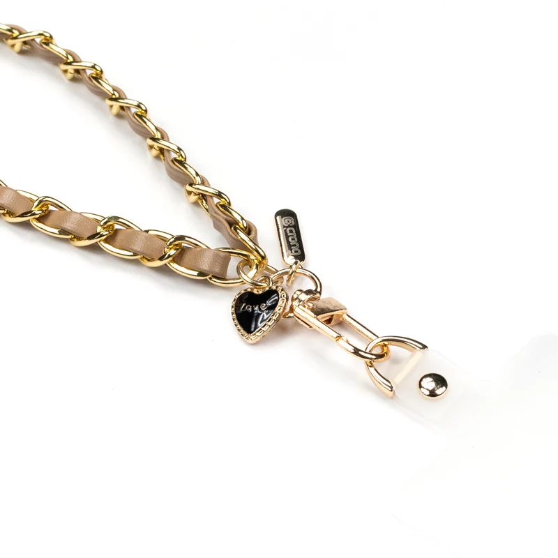Crong Phone Charm - Μπεζ Στριφτό Πλεκτό Λουράκι Nylon