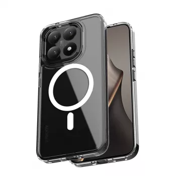 Crong Hybrid Clear Magnetic Θήκη MagSafe για Xiaomi 15T (Διάφανη)