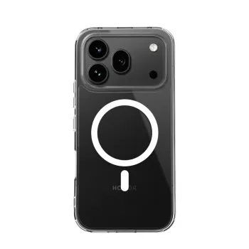 Crong Hybrid Clear Magnetic Θήκη για Honor 600 Pro 5G, συμβατή με MagSafe, Διάφανη