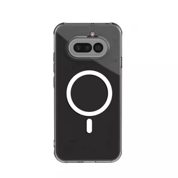 Crong Hybrid Clear Magnetic Θήκη για Nothing Phone 4a, συμβατή με MagSafe, Διάφανη