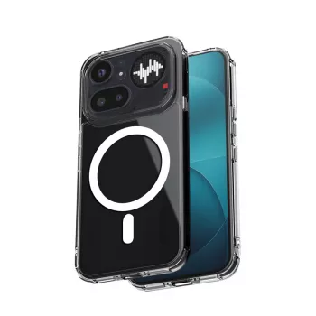 Crong Hybrid Clear Magnetic Θήκη MagSafe για Nothing Phone 4a Pro (Διάφανη)