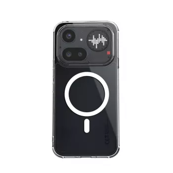 Crong Hybrid Clear Magnetic Θήκη MagSafe για Nothing Phone 4a Pro (Διάφανη)