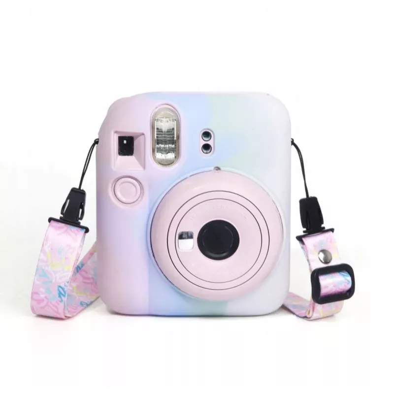 LOVEINSTANT Θήκη Σιλικόνης για Fujifilm Instax Mini 12 - Παστέλ Χρώματα