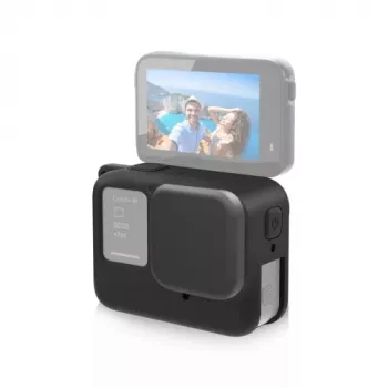 PULUZ Θήκη Σιλικόνης με Καπάκι Φακού για Insta360 Ace Pro, Μαύρη
