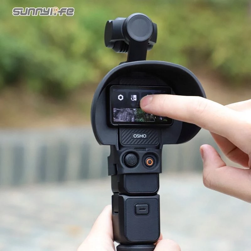 SUNNYLIFE σκίαστρο οθόνης LCD και προστασία για DJI Osmo Pocket 3 - μαύρο
