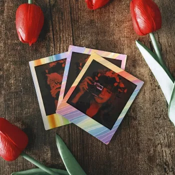 LOVEINSTANT σετ με 12 πλαίσια αυτοκόλλητα για Fuji Instax Square Link SQ1 SQ6 SQ20 SQ40 SQ10