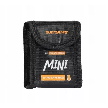 SUNNYLIFE Πυρίμαχη θήκη ασφαλείας μπαταρίας για DJI Mini 5/4/3 Pro/3, Lito 1, Lito X1 - 1x μπαταρία