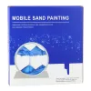 LEAN 3D Image Quicksand Μπλε Διακοσμητικό 360° Λευκό