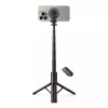 Tech-Protect L06S Selfie Stick Τρίποδο με φως LED και τηλεχειριστήριο Bluetooth, μαύρο