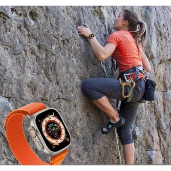 TECH-PROTECT Nylon Pro Λουράκι Apple Watch για Series 6/7/8/9/10/SE/Ultra 1/2 (44/45/46/49 mm) Navy/Γκρι