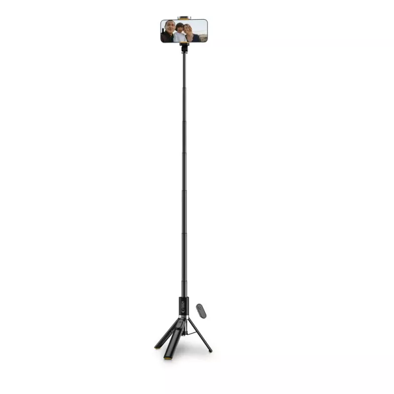 Tech-Protect L08S Selfie Stick Τρίποδο Μαύρο