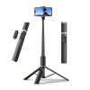 Tech-Protect L08S Selfie Stick Τρίποδο Μαύρο