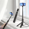 Tech-Protect L08S Selfie Stick Τρίποδο Μαύρο