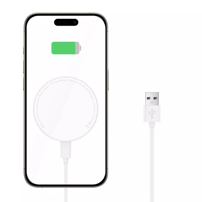 Tech-Protect QI15W-A33 MagSafe Ασύρματος Φορτιστής 15W Λευκό