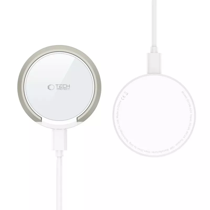 Tech-Protect QI15W-A33 MagSafe Ασύρματος Φορτιστής 15W Λευκό