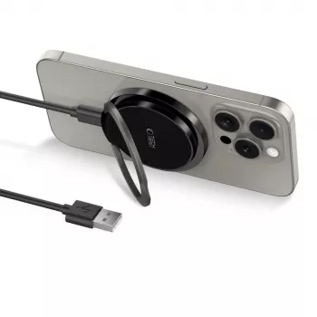 Tech-Protect QI15W-A33 MagSafe Ασύρματος Φορτιστής 15W Μαύρο