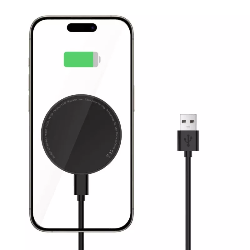 Tech-Protect QI15W-A33 MagSafe Ασύρματος Φορτιστής 15W Μαύρο