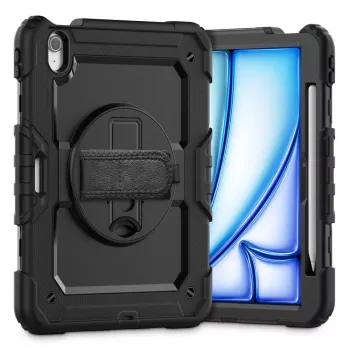 Tech-Protect Solid360 Θήκη για iPad Air 11 ιντσών 6/7/8 (2024-2026) - Μαύρο