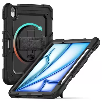 Tech-Protect Solid360 Θήκη για iPad Air 11 ιντσών 6/7/8 (2024-2026) - Μαύρο