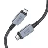 TECH-PROTECT ULTRABOOST MAX Καλώδιο USB 4.0 8K 40Gbps Type-C PD240W 100cm Γκρι