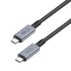 TECH-PROTECT ULTRABOOST MAX Καλώδιο USB 4.0 8K 40Gbps Type-C PD240W 100cm Γκρι