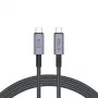 TECH-PROTECT ULTRABOOST MAX Καλώδιο USB 4.0 8K 40Gbps Type-C PD240W 200cm Γκρι