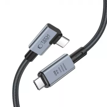 TECH-PROTECT ULTRABOOST MAX “L” Καλώδιο USB 4.0 8K 40Gbps USB-C PD 240W 150cm Γκρι