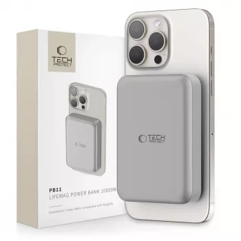 TECH-PROTECT PB11 LIFEMAG MagSafe Power Bank 10000mAh Τιτάνιο