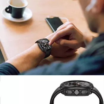TECH-PROTECT DEFENSE360 Samsung Galaxy Watch Ultra (47 mm) Μαύρη Προστατευτική θήκη
