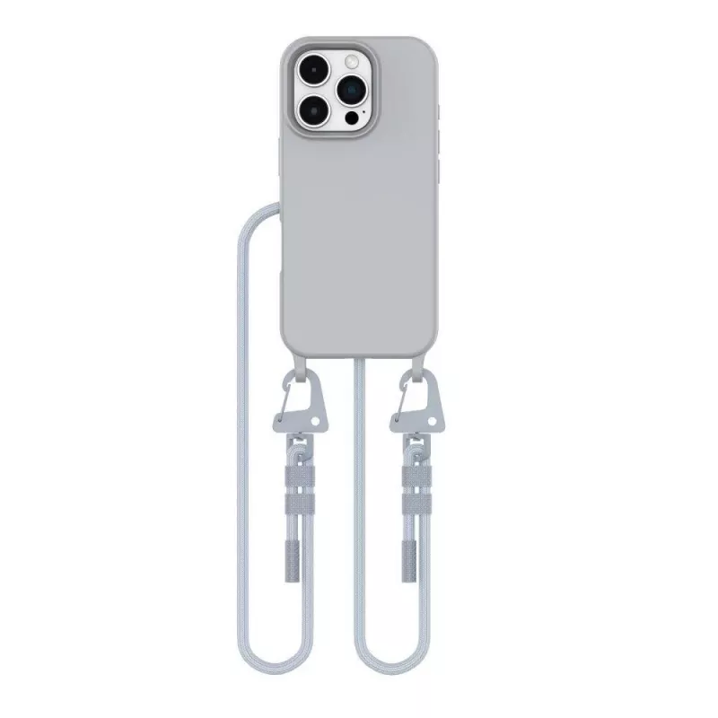 Tech-Protect Magnecklace MagSafe Λουράκι τηλεφώνου για iPhone 16 Pro Max Γκρι