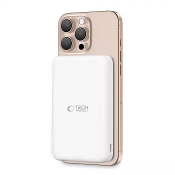 TECH-PROTECT PB24 LIFEMAG QI2 MAGSAFE POWER BANK 10000MAH ΛΕΥΚΟ
