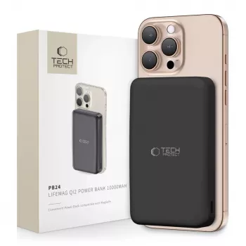 TECH-PROTECT PB24 LIFEMAG QI2 MAGSAFE POWER BANK 10000MAH ΜΑΥΡΟ