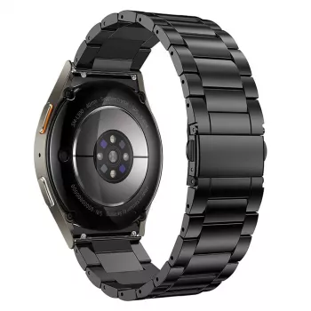 TECH-PROTECT STAINLESS SAMSUNG GALAXY WATCH 4 / 5 / 5 PRO / 6 / 7 / FE ΜΑΥΡΟ