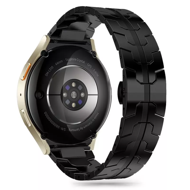 TECH-PROTECT STAINLESS LINE SAMSUNG GALAXY WATCH 4 / 5 / 5 PRO / 6 / 7 / FE ΜΑΥΡΟ