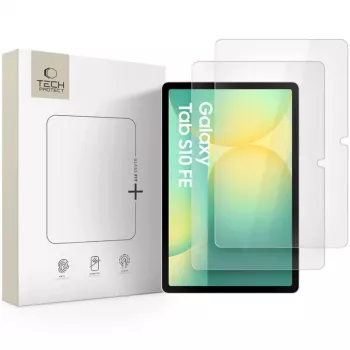 Tech-Protect Glass Fit+ Ενισχυμένο γυαλί προστασίας οθόνης για Samsung Galaxy Tab S7/S8/S9 11.0 / S9 FE/S10 FE 10.9 - Διάφανο (συσκευασία 2 τεμ.)
