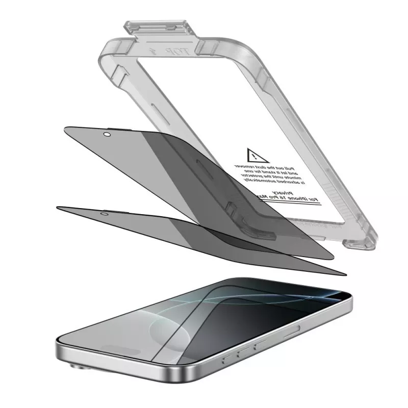 TECH-PROTECT Quick Set SPY+ Privacy Προστασία οθόνης 2 τεμ. για iPhone 16 Pro Max