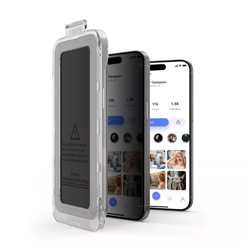 TECH-PROTECT Quick Set SPY+ Privacy Προστασία οθόνης 2 τεμ. για iPhone 16 Pro Max