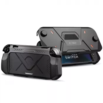 TECH-PROTECT CARBONOX NINTENDO SWITCH 2 ΜΑΥΡΟ