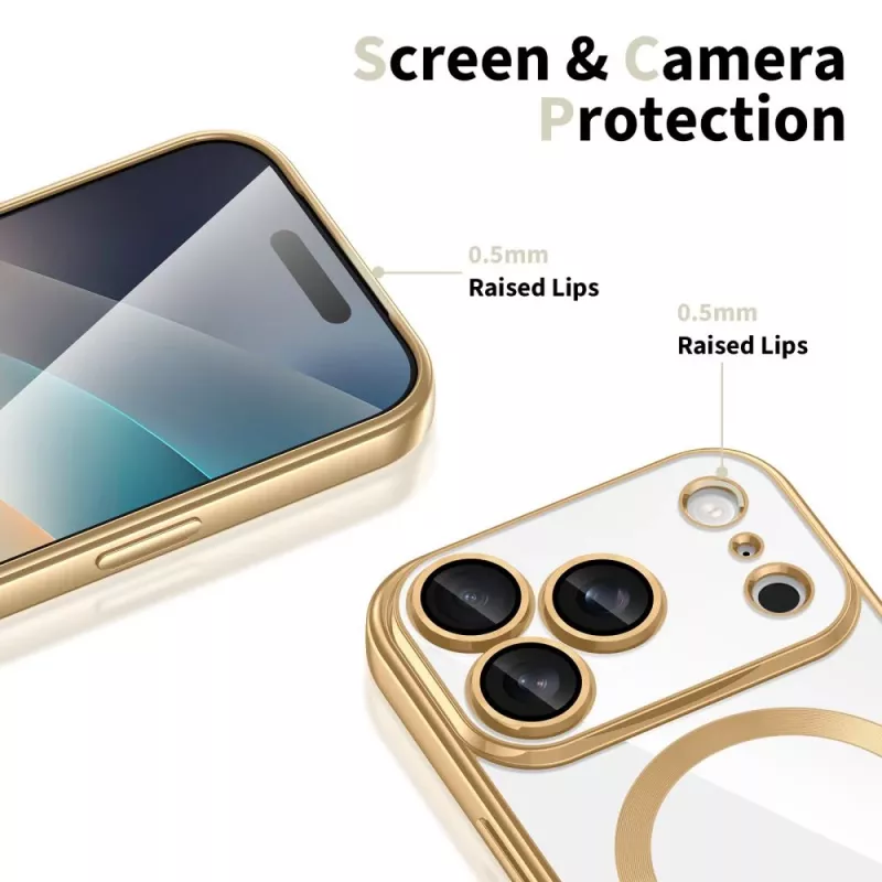 Tech-Protect MagFlex MagSafe Θήκη για Apple iPhone 17 Pro, Shiny Gold