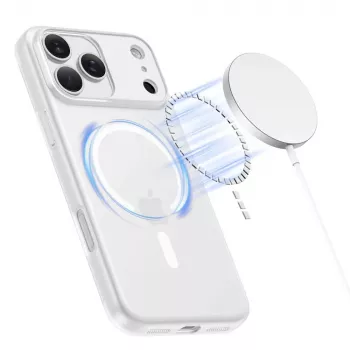 Tech-Protect MagSlim MagSafe Θήκη για iPhone 17 Pro Max, Ματ Λευκό